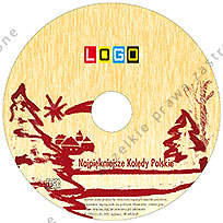 Kolędy, wzór BK-102 – Pudełko CD-BOX: Nadruk na płycie CD