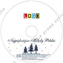 Kolędy, wzór BK-113 – Koperta kartonowa: Nadruk na płycie CD