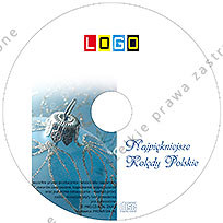 Kolędy, wzór BK-130 – Pudełko SLIM: Nadruk na płycie CD