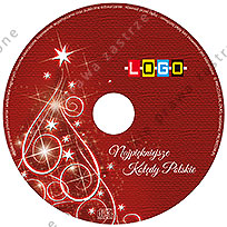 Kolędy, wzór BK-299 – Pudełko CD-BOX: Nadruk na płycie CD