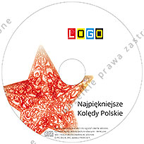 Kolędy, wzór BK-364 – CD-Karnet: Nadruk na płycie CD