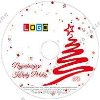 Kolędy, wzór BK-385 – Koperta kartonowa: Nadruk na płycie CD