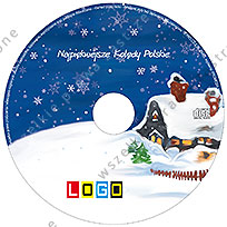 Kolędy, wzór BK-386 – Nadruk na płycie: Nadruk na płycie CD