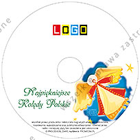 Kolędy, wzór BK-387 – Koperta kartonowa: Nadruk na płycie CD