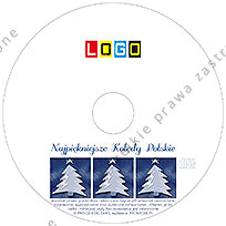Kolędy, wzór BK-388 – Koperta kartonowa: Nadruk na płycie CD