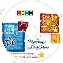 Kolędy, wzór BK-389 – Pudełko SLIM: Nadruk na płycie CD