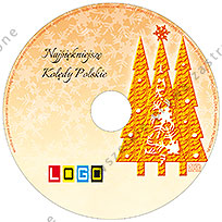Kolędy, wzór BK-396 – Koperta kartonowa: Nadruk na płycie CD