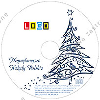 Kolędy, wzór BK-450 – Nadruk na płycie: Nadruk na płycie CD