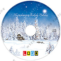 Kolędy, wzór BK-453 – Nadruk na płycie: Nadruk na płycie CD