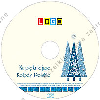 Kolędy, wzór BK-456 – Nadruk na płycie: Nadruk na płycie CD