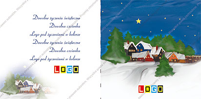 Kolędy, wzór BK-160 – Pudełko CD-BOX: Okładka i wkładka pudełka